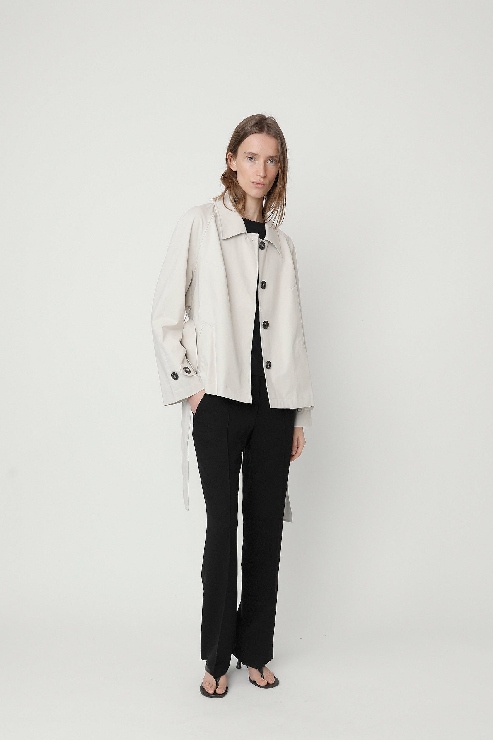 Cleo Trench Jacket Beige