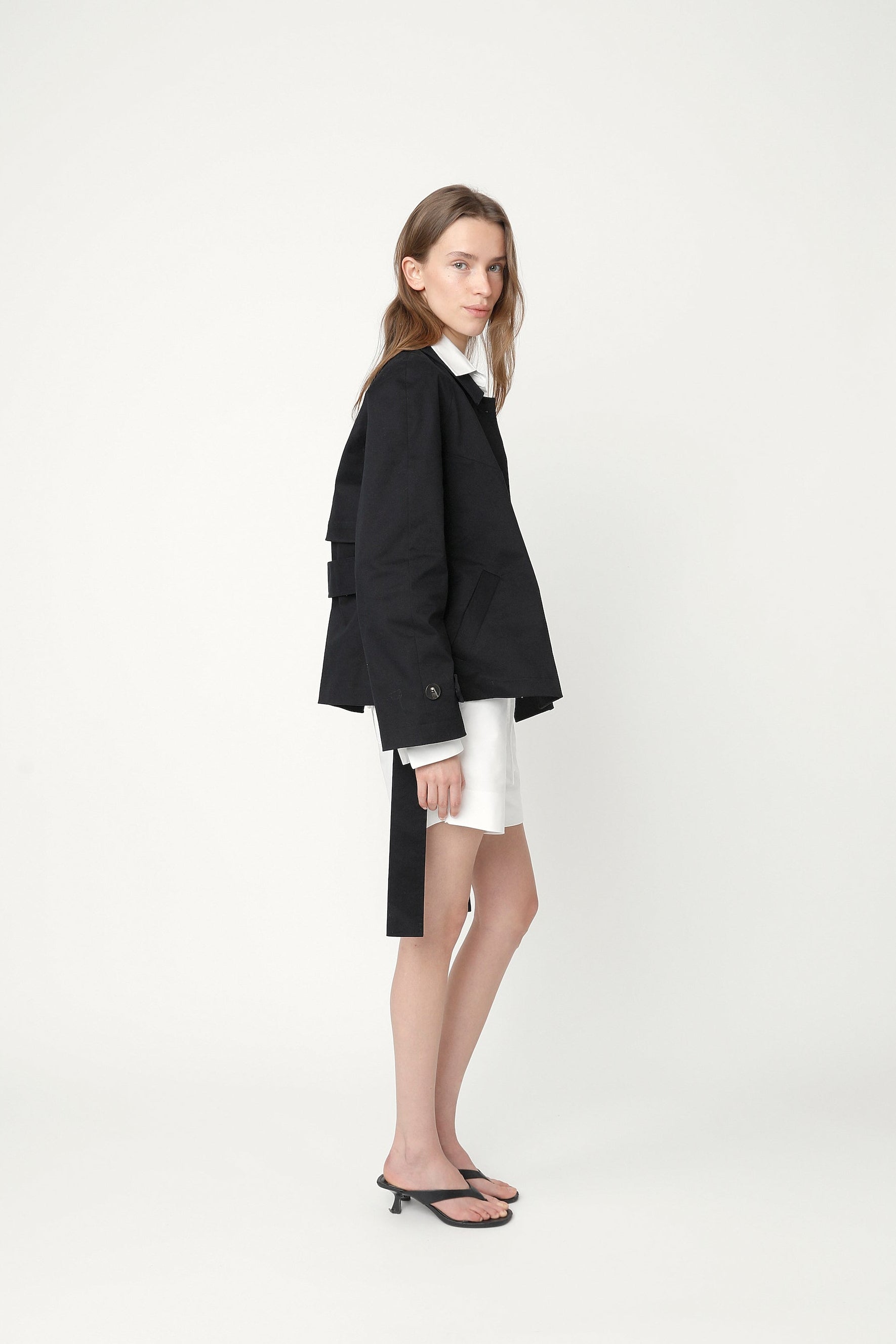 Cleo Trench Jacket Black