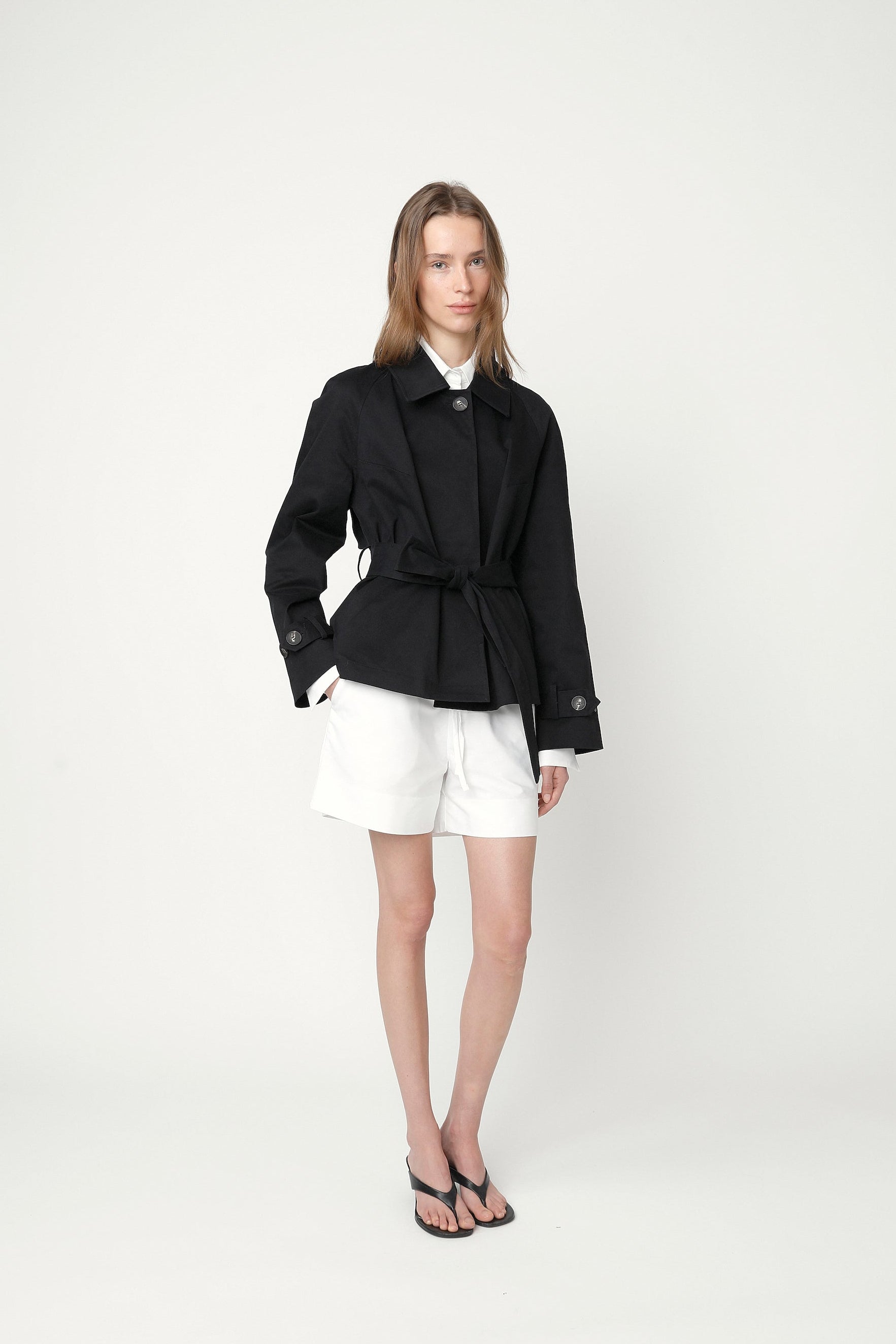 Cleo Trench Jacket Black
