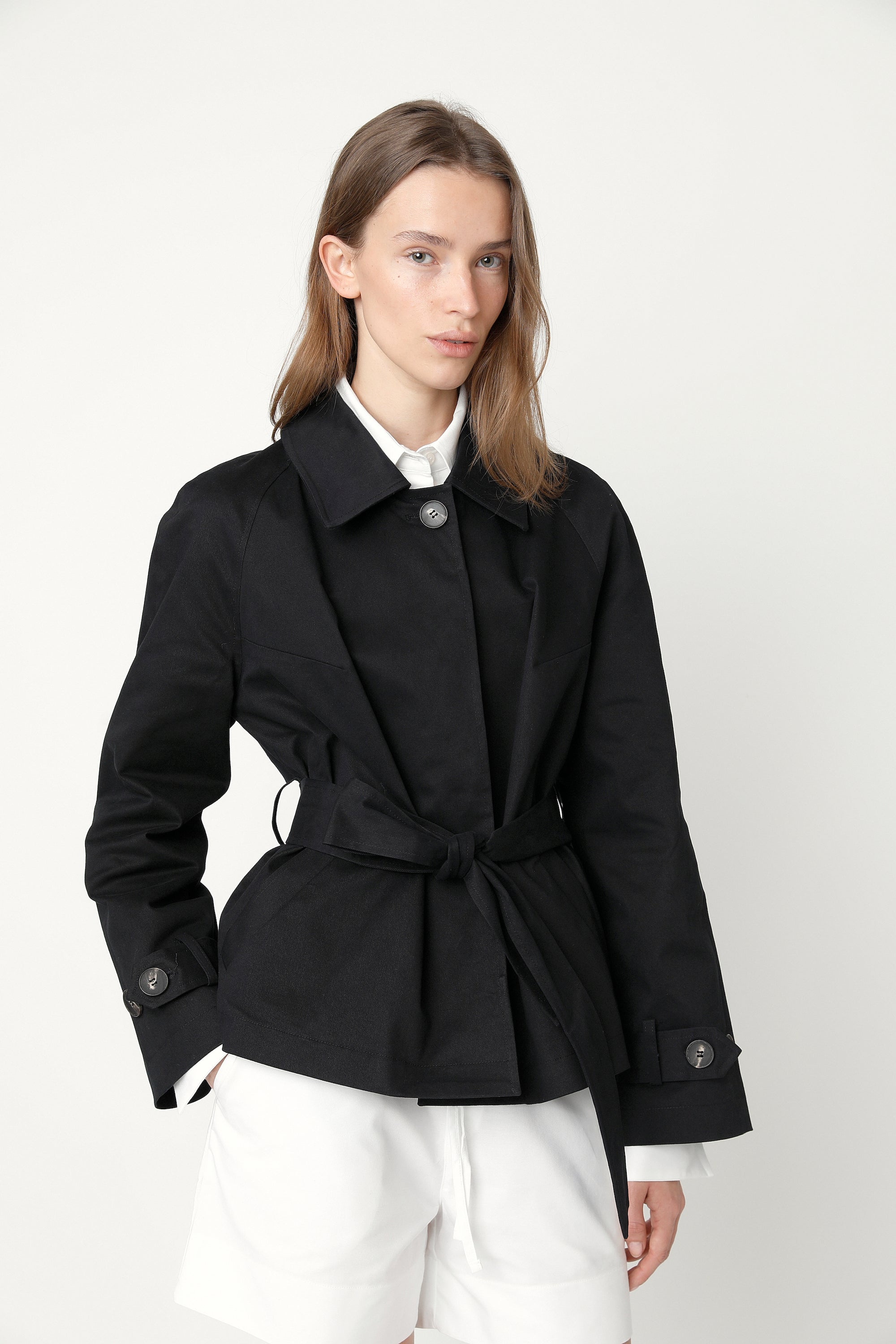 Cleo Trench Jacket Black