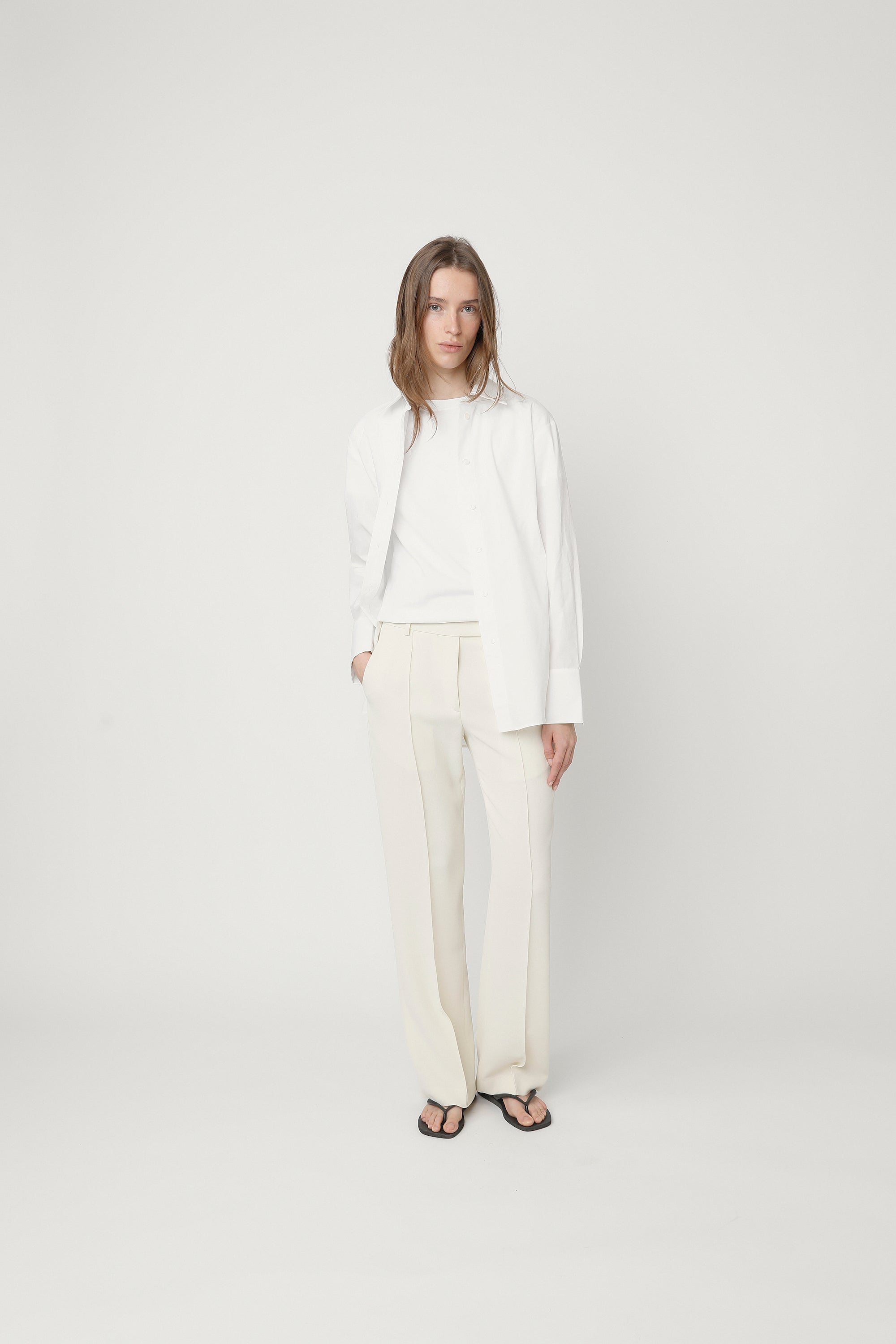 Marie Trousers White