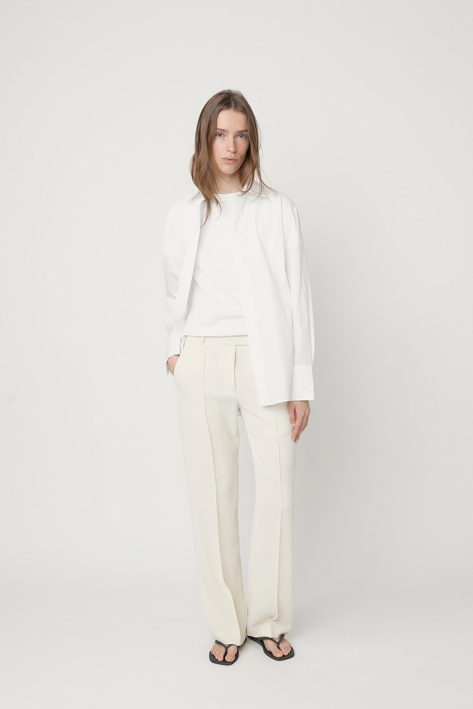 Marie Trousers White