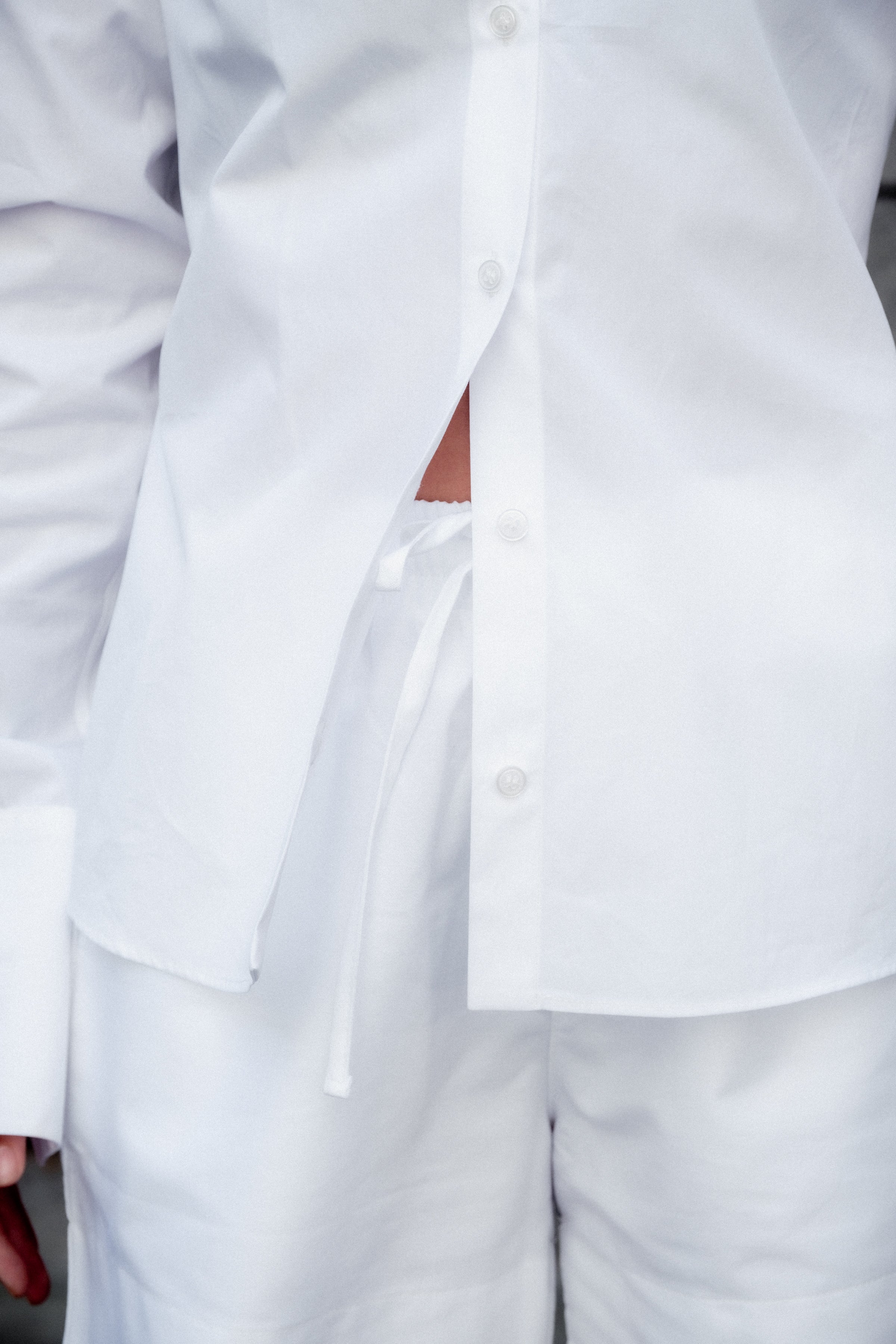 Lauren Fitted Shirt White