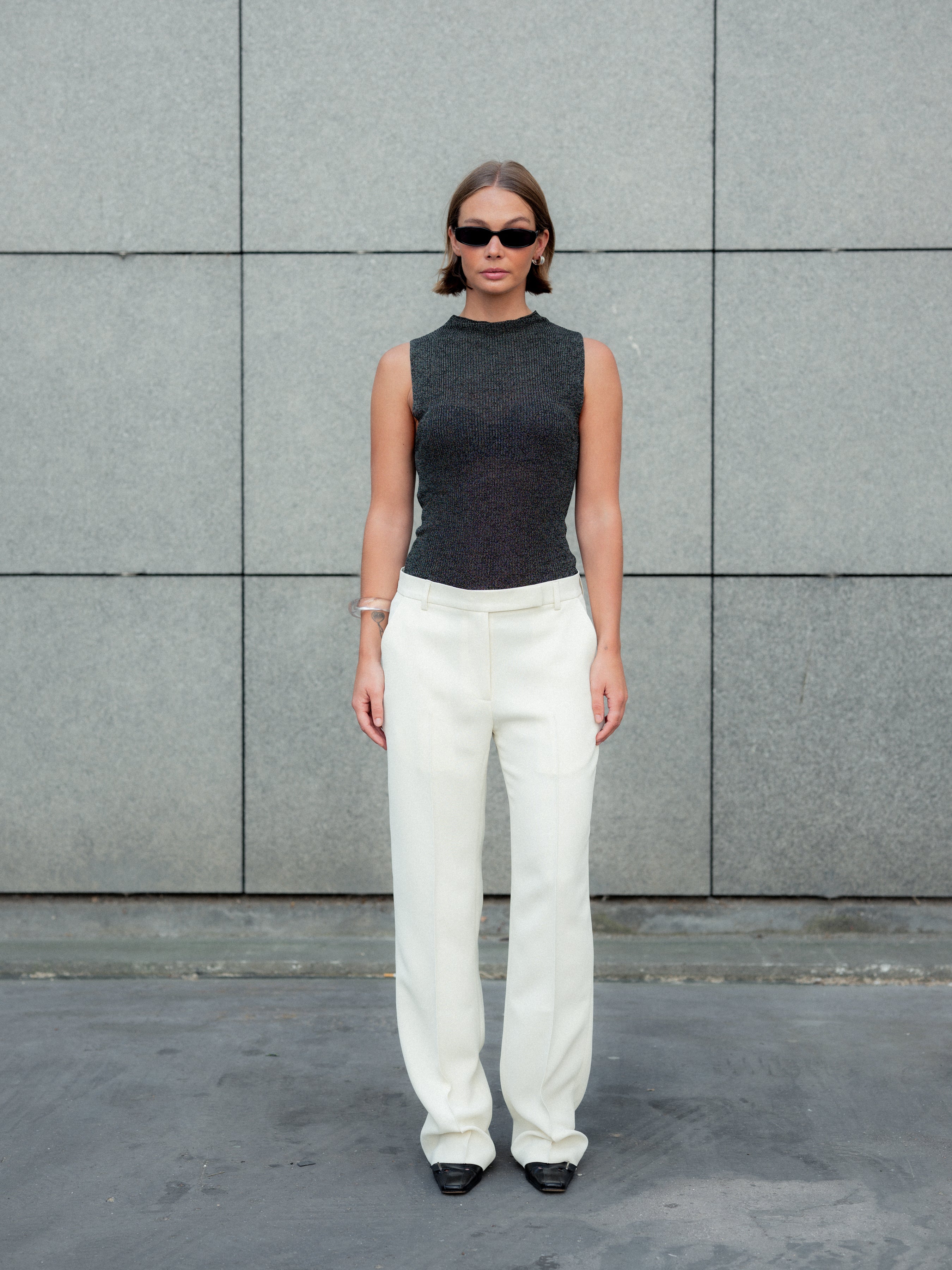 Marie Trousers White