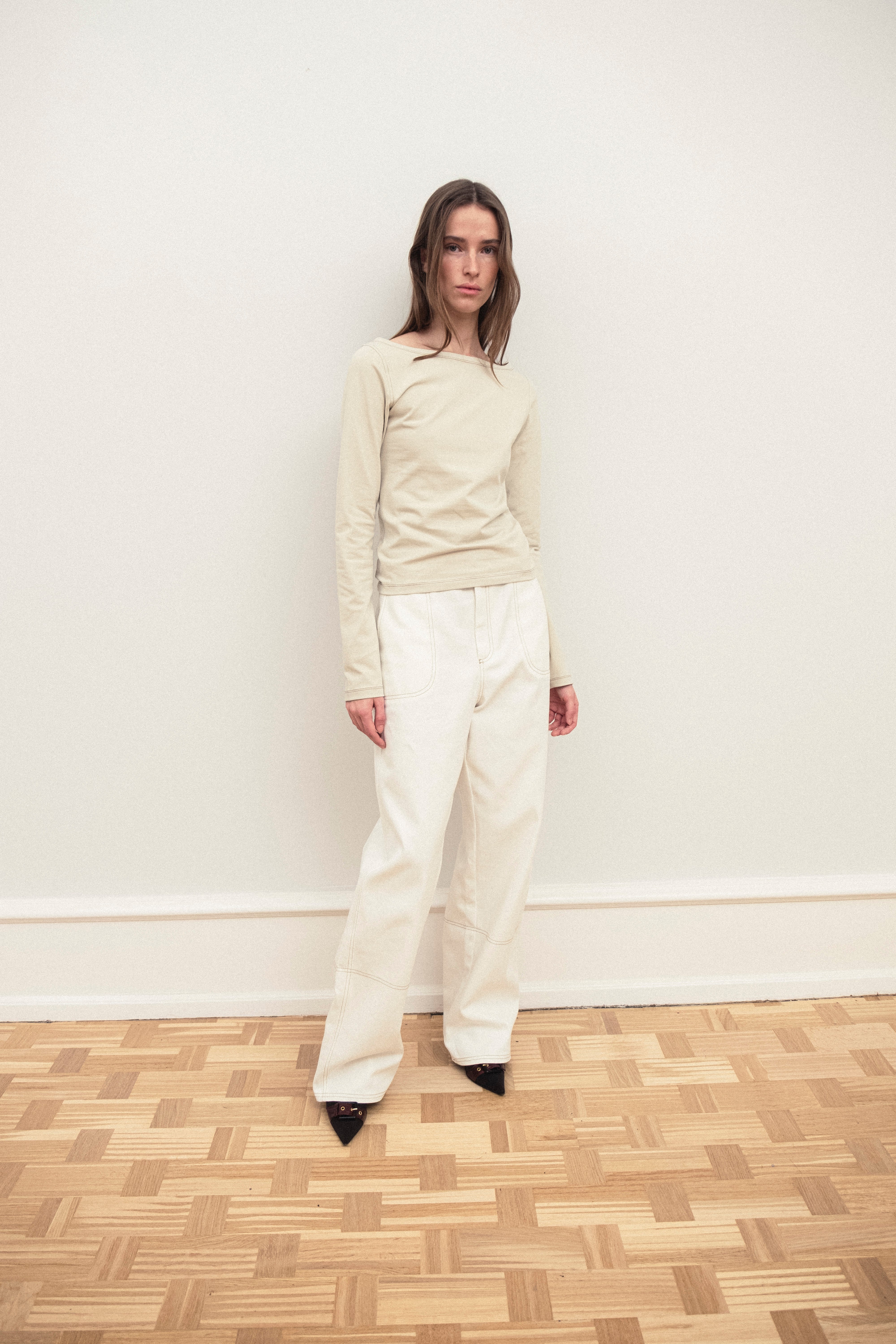 Frederikke Top Beige