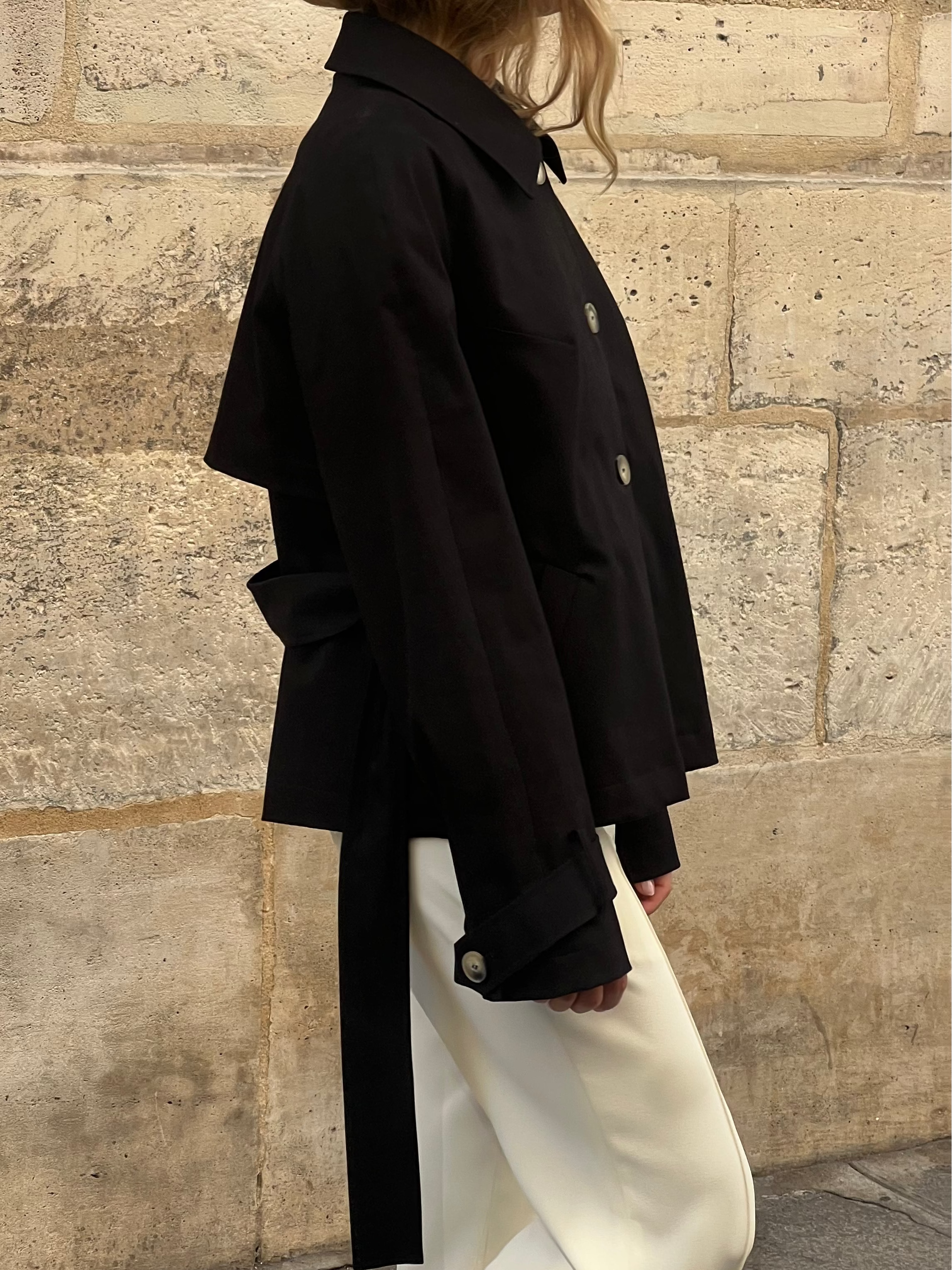 Cleo Trench Jacket Black