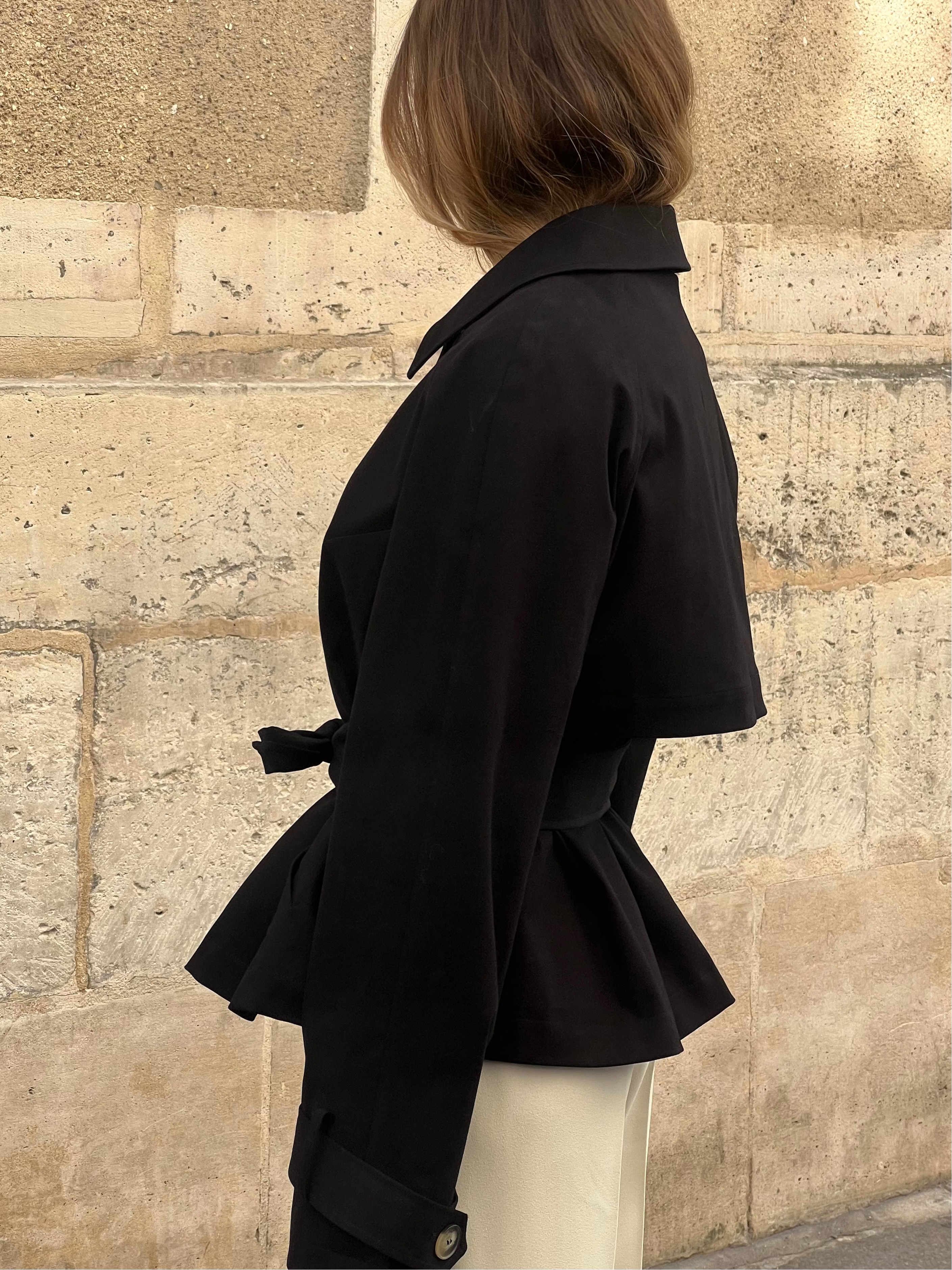 Cleo Trench Jacket Black