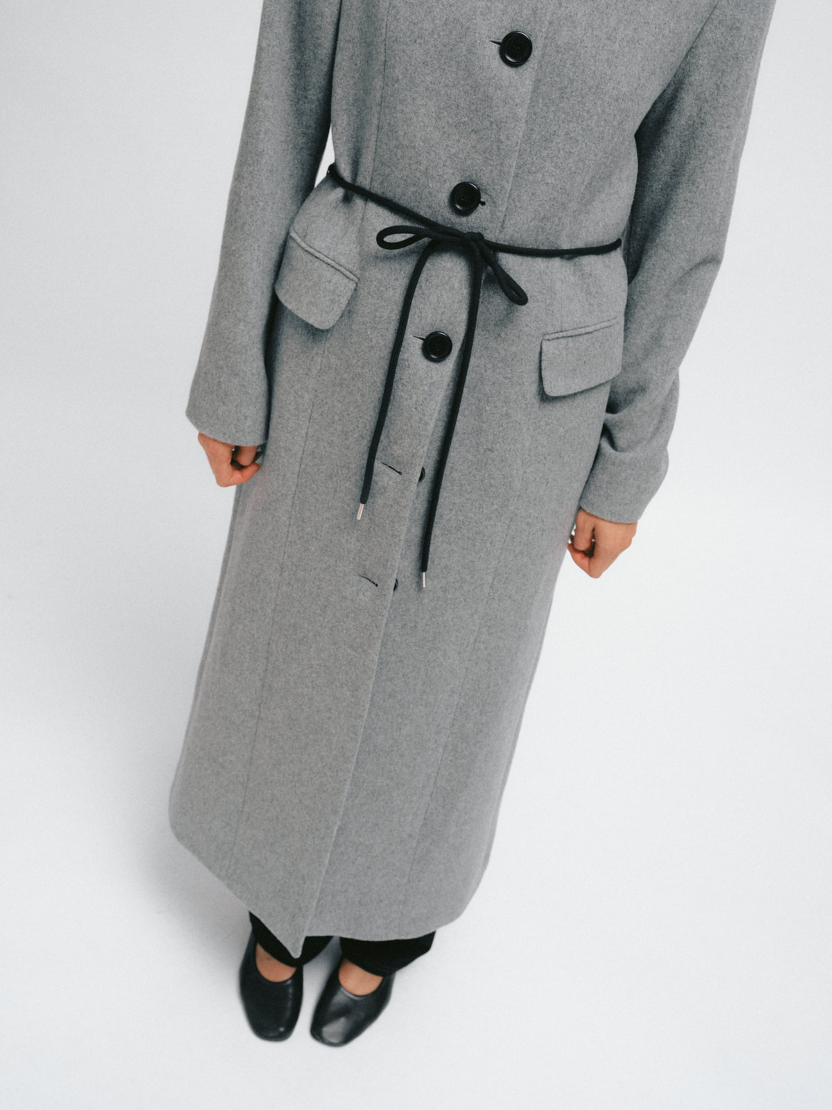 Julie Coat Light Grey