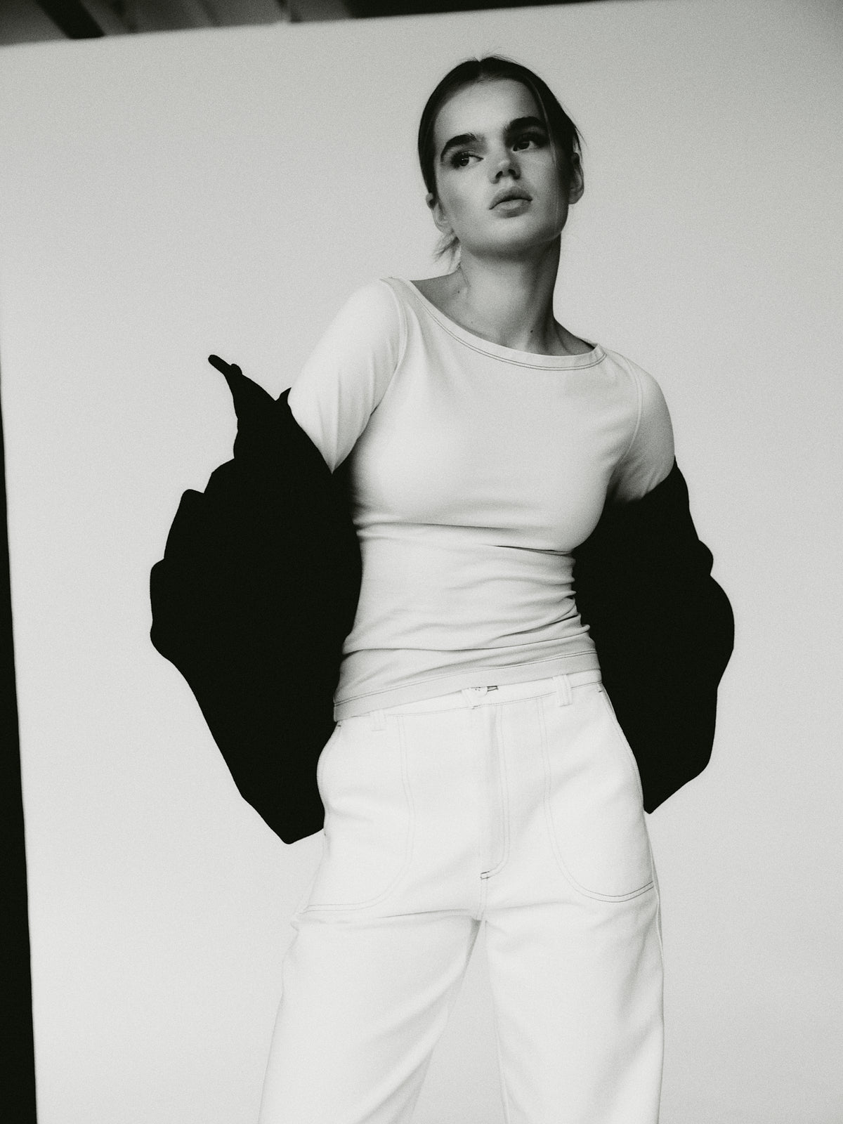 Caro Trousers White
