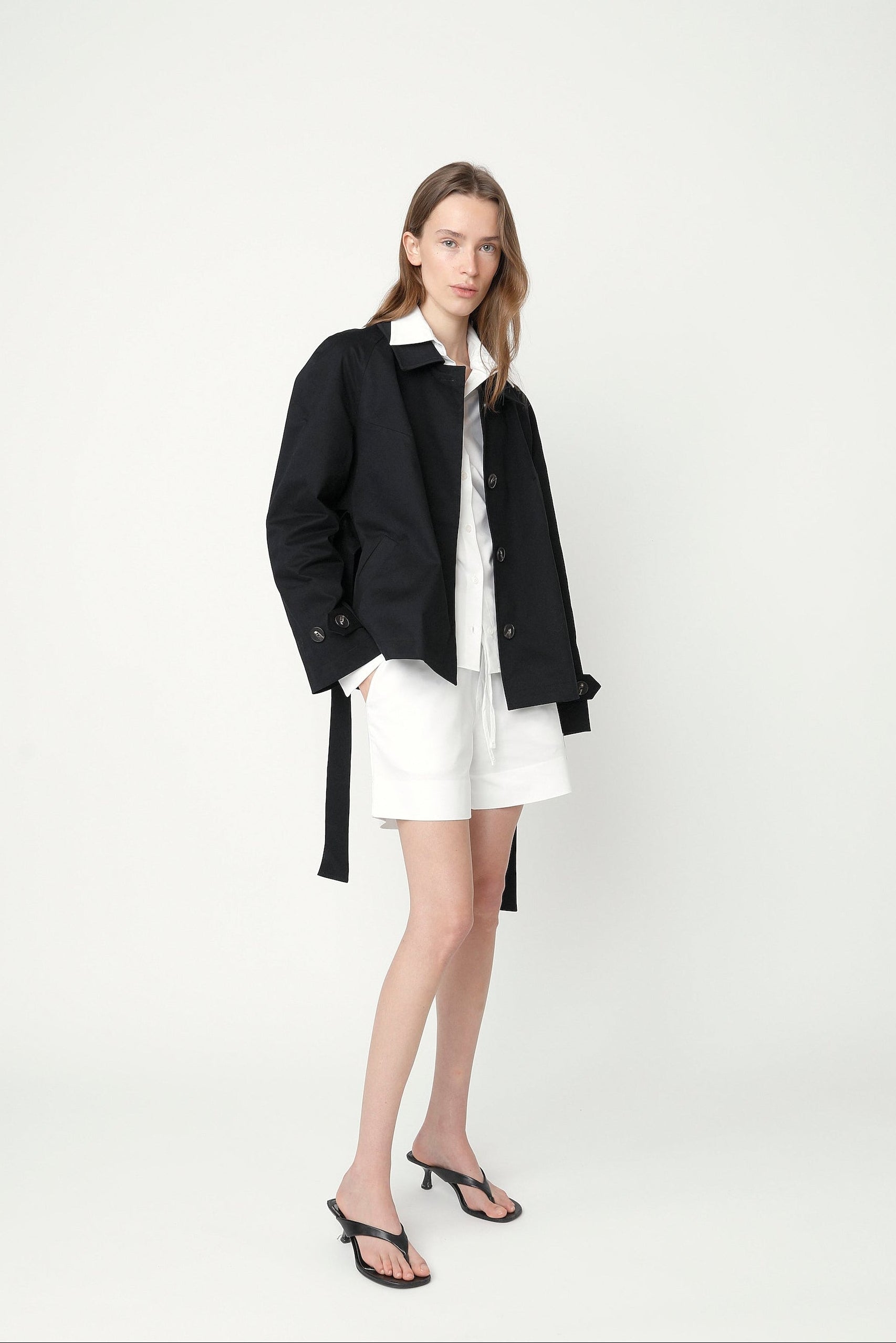 Cleo Trench Jacket Black