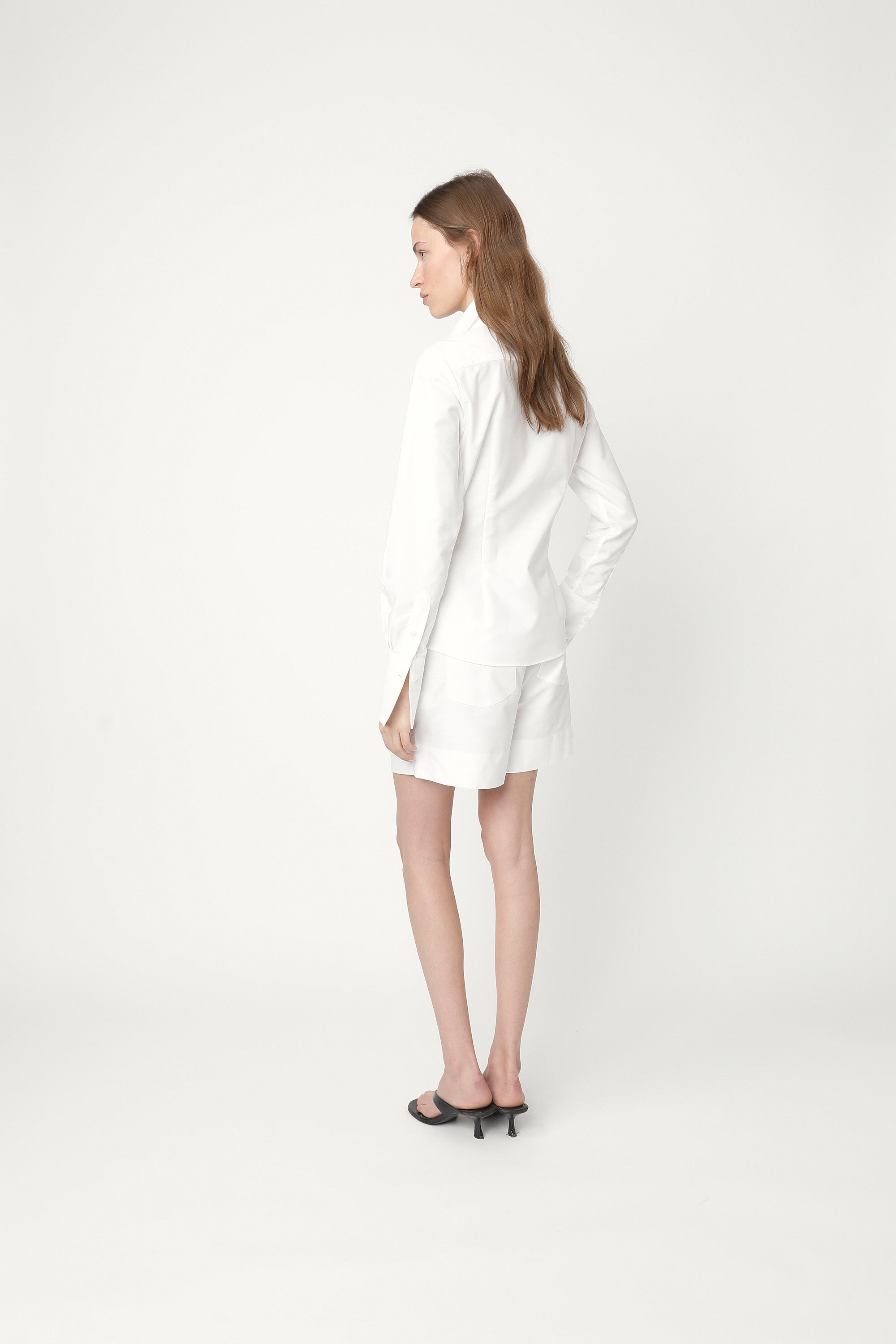 Lauren Fitted Shirt White