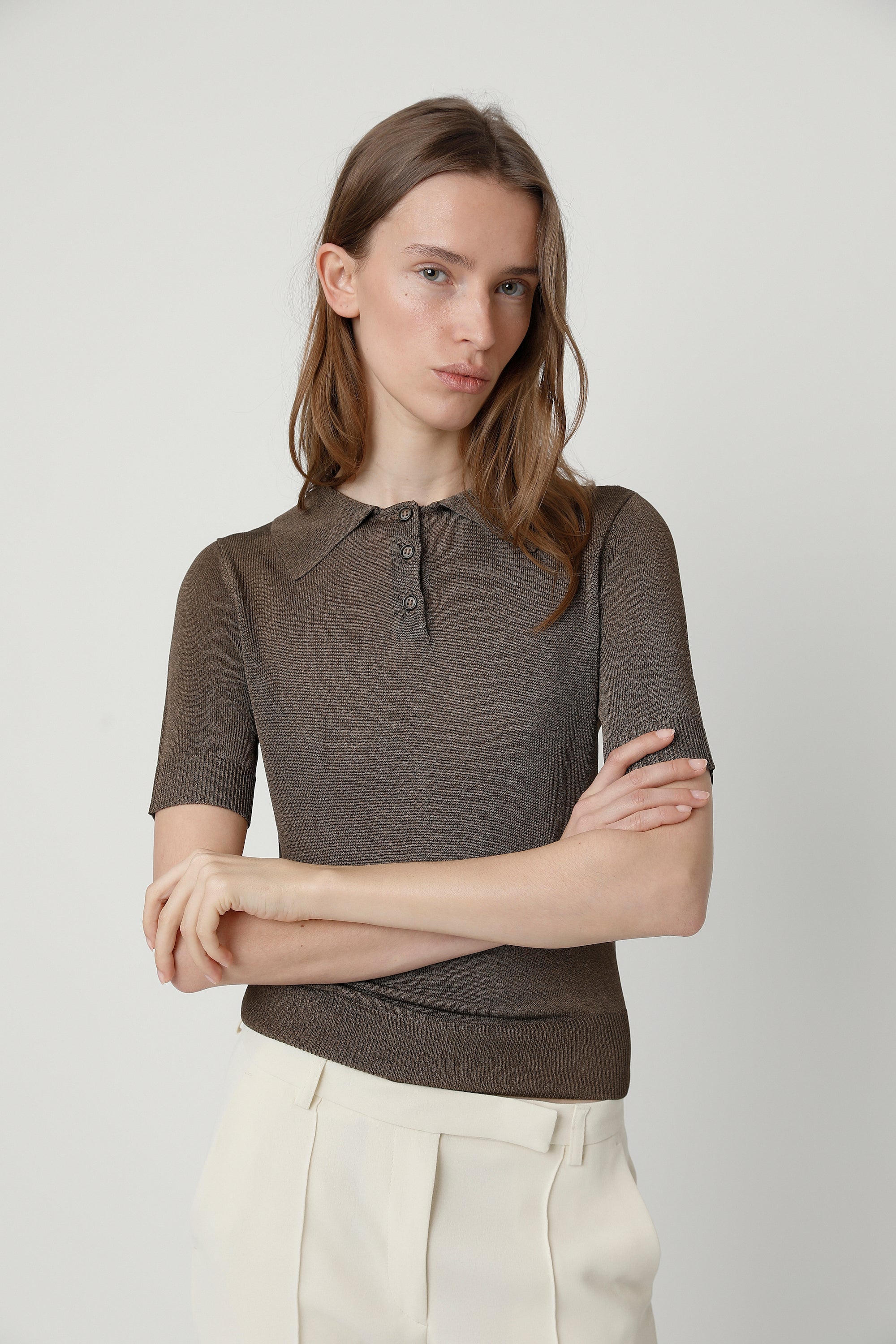Luna Knit Polo