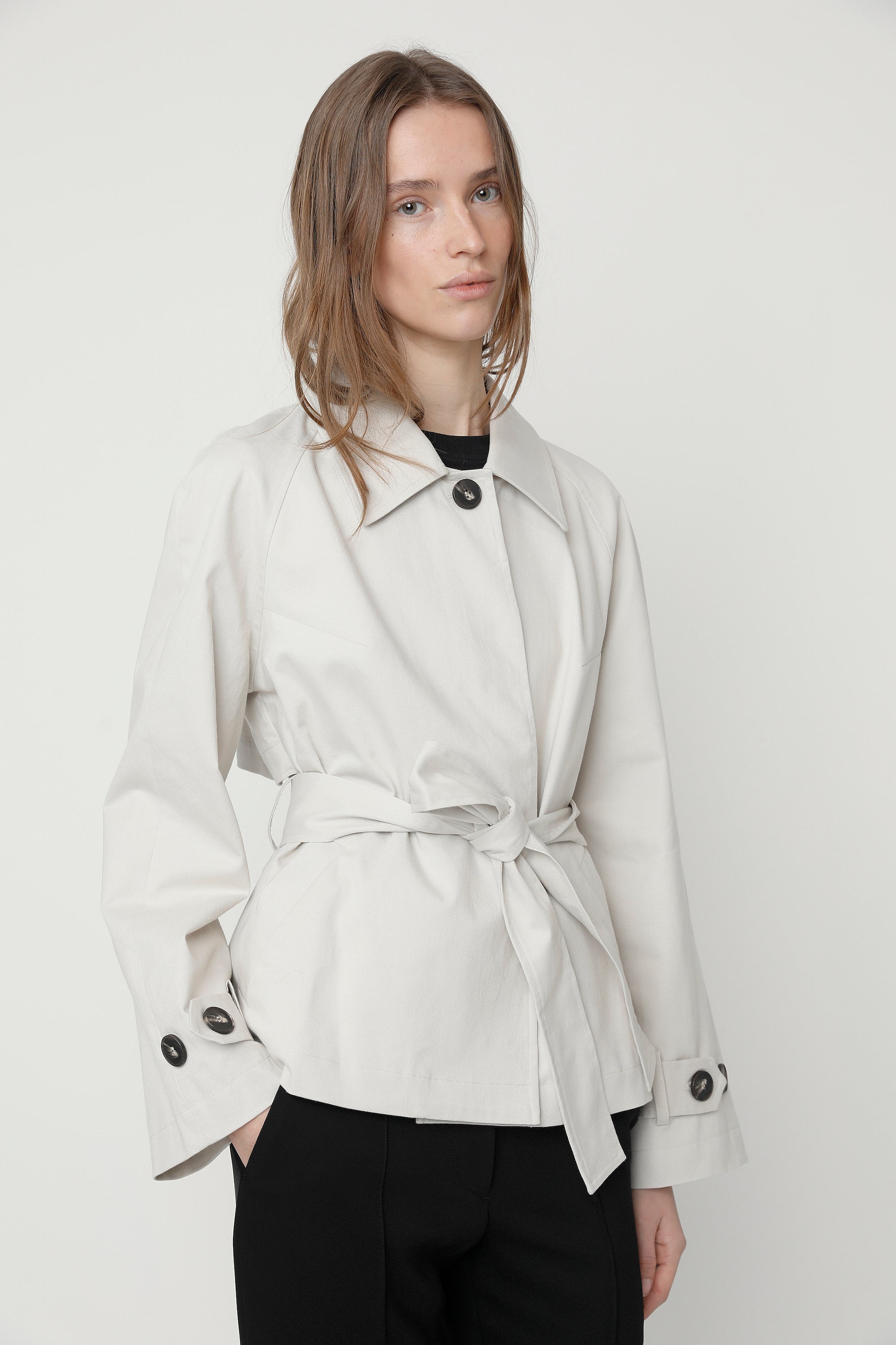Cleo Trench Jacket Beige