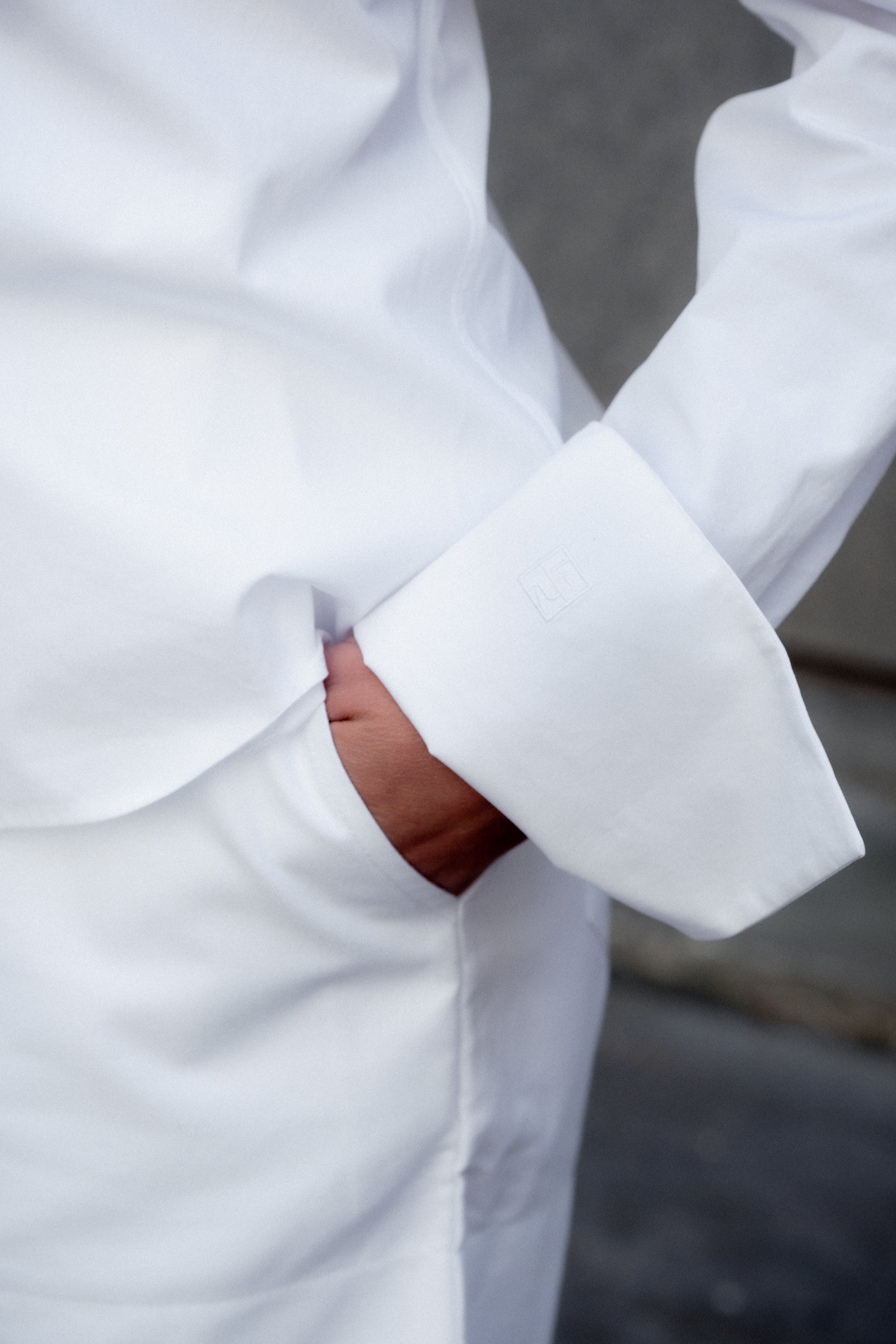 Lauren Fitted Shirt White