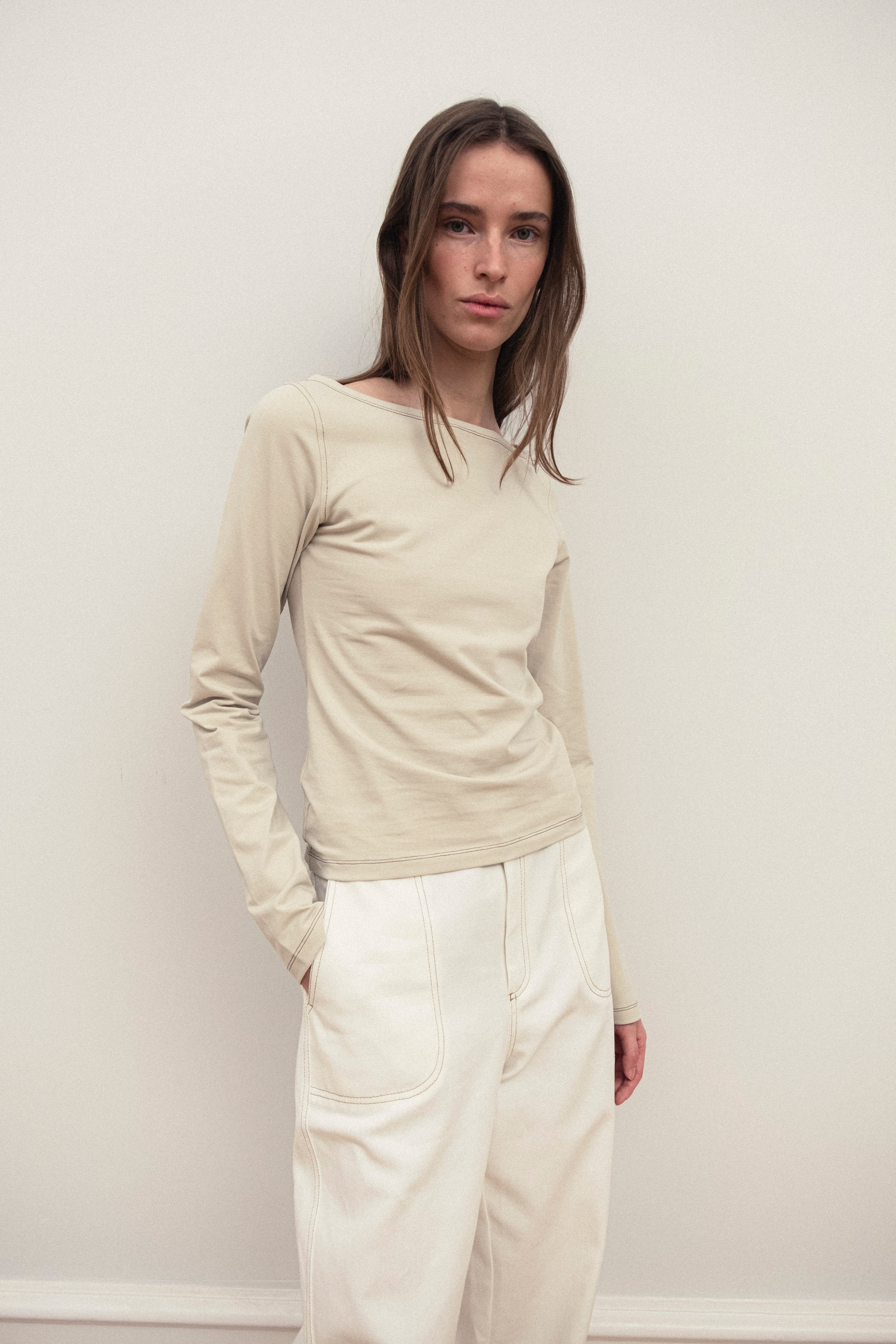 Frederikke Top Beige