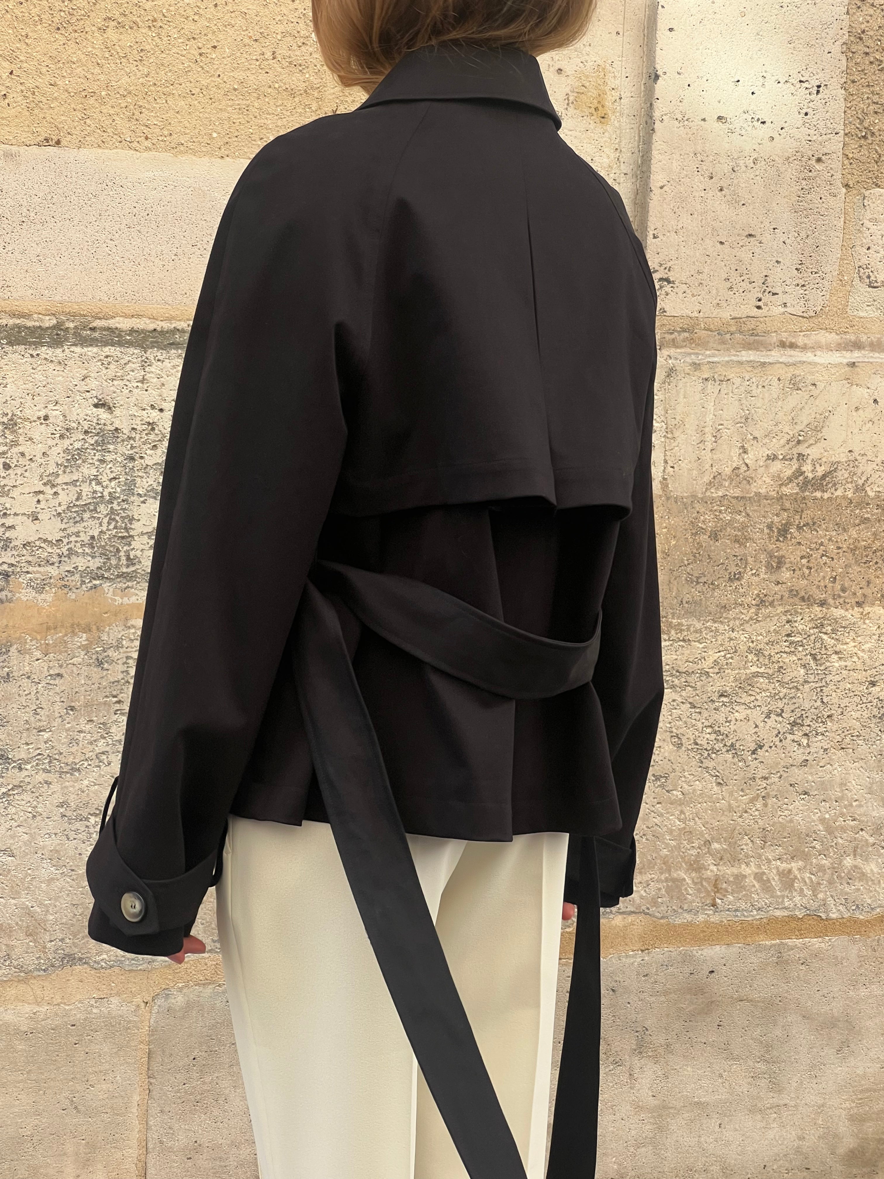 Cleo Trench Jacket Black