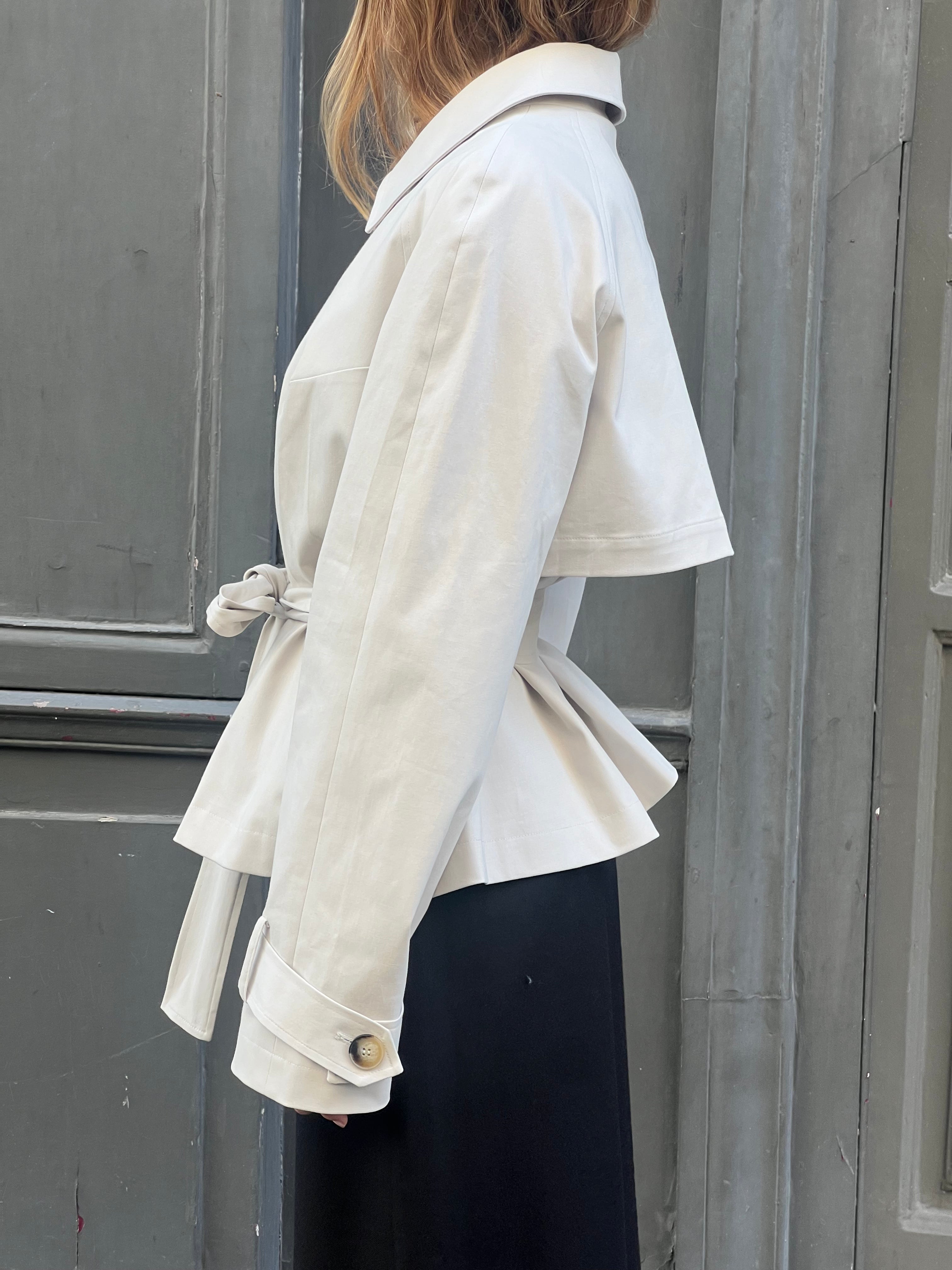 Cleo Trench Jacket Beige