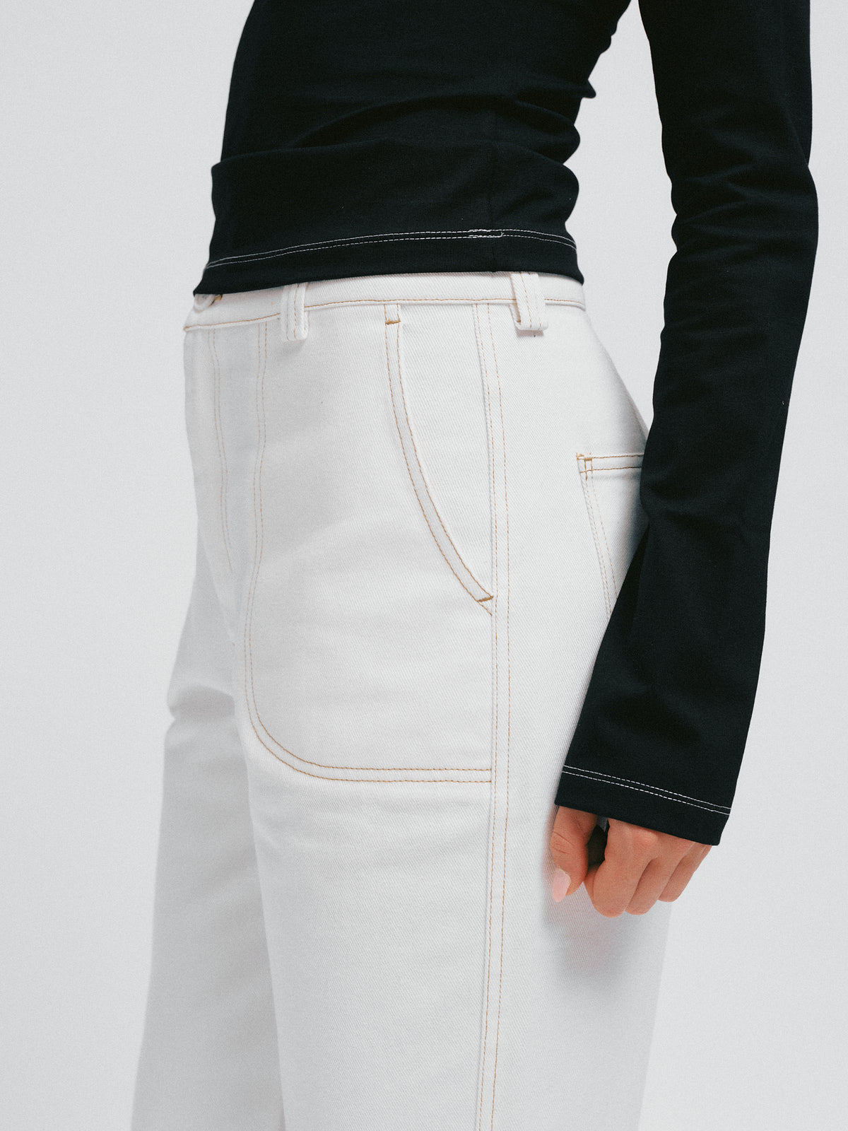 Caro Trousers White