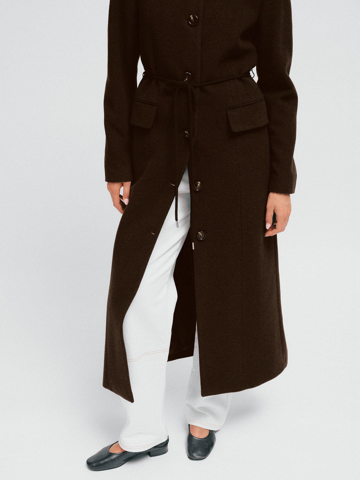 Julie Coat Dark Brown