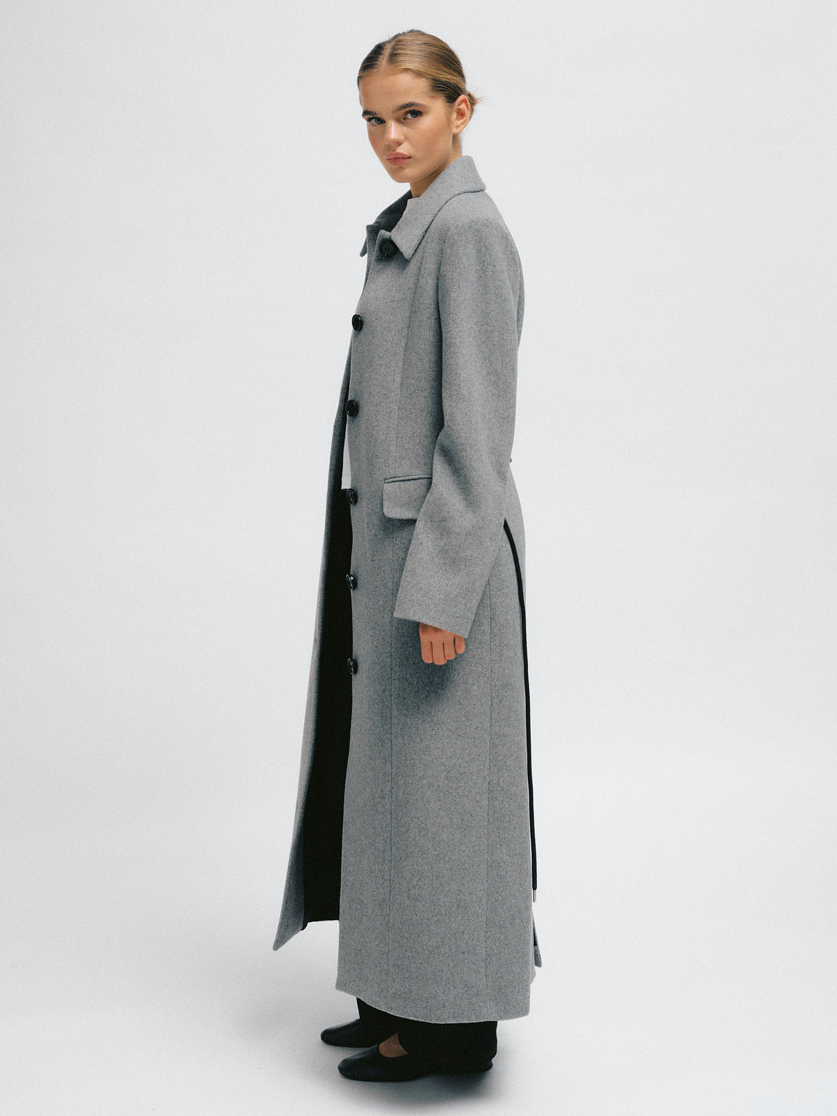 Julie Coat Light Grey
