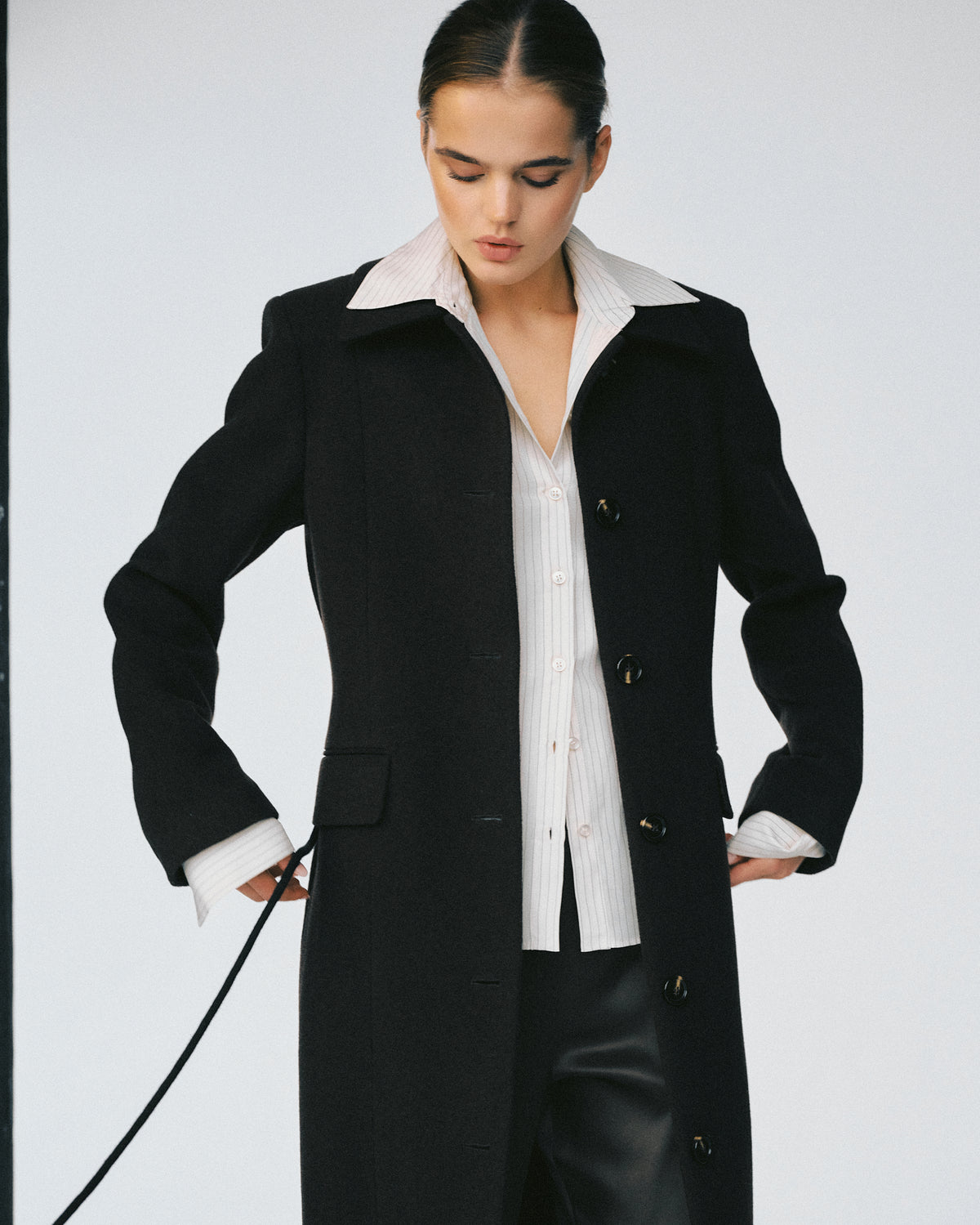 Julie Coat Dark Brown
